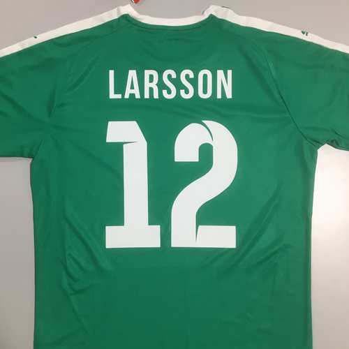 Matchställ Med nummer tryck, matchtröjor med eget tryck